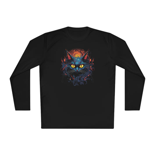 Creepy Black Cats 12 Adult Long Sleeve Tee