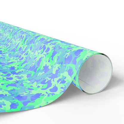 Glacier Grove Camo Wrapping Paper