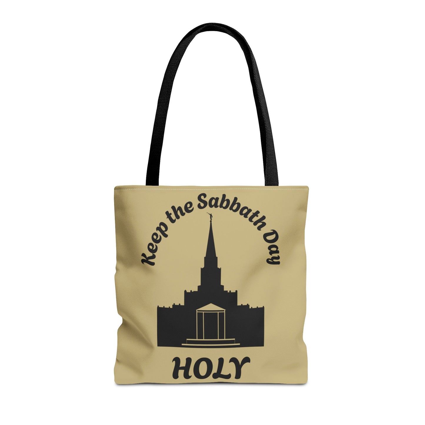 Keep The Sabbath Day Holy (Houston LDS Temple)Canvas Tote Bag