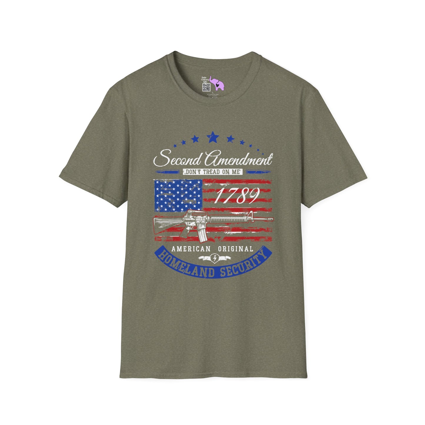 Second Amendment American Original Homeland Security Adult T-Shirt
