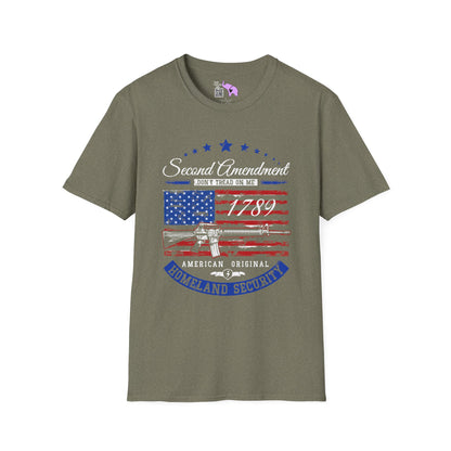 Second Amendment American Original Homeland Security Adult T-Shirt
