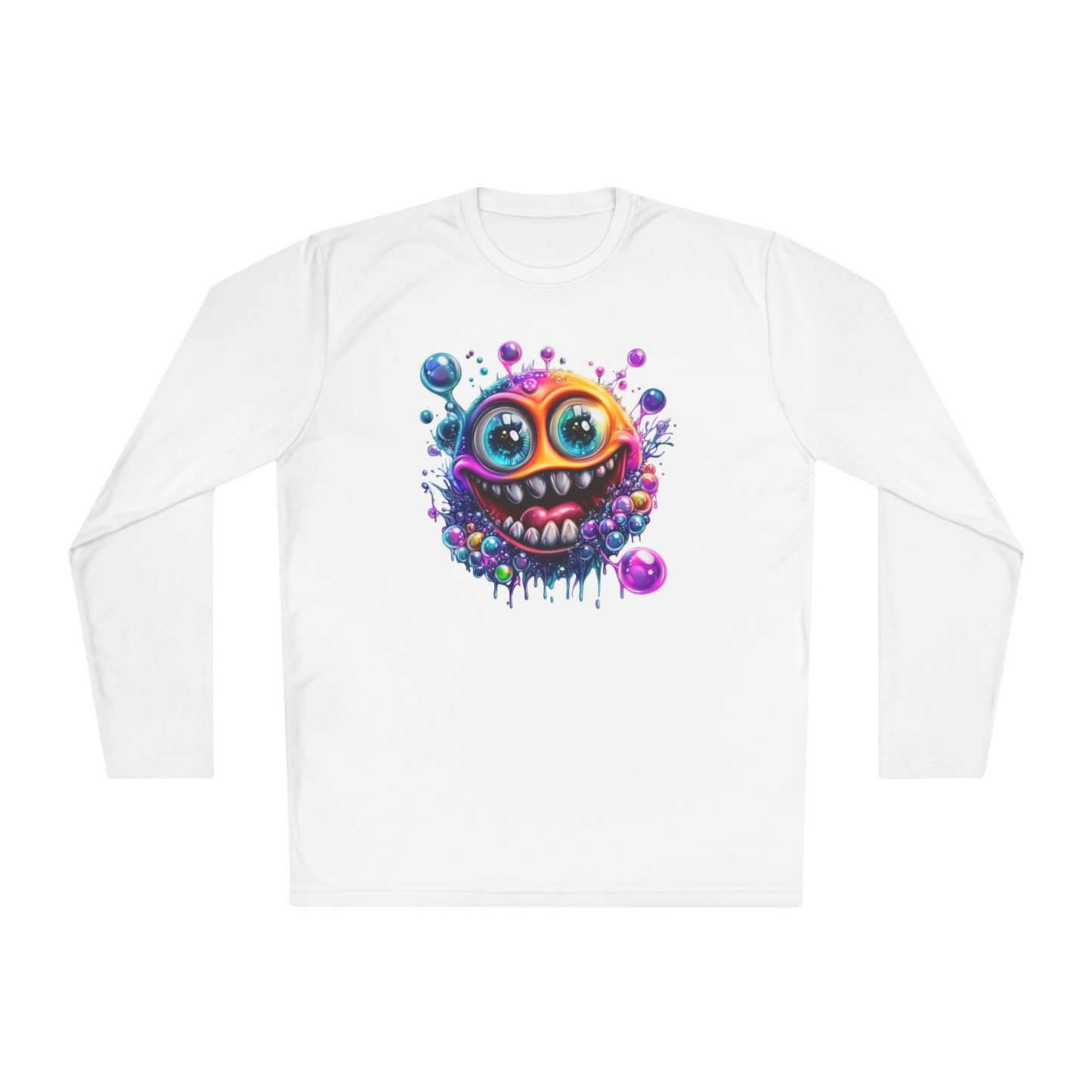 Bubbly Monster Adult Long Sleeve Tee