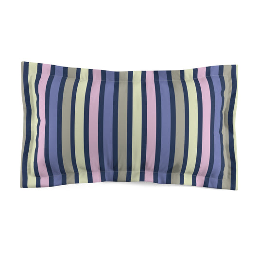 Earthy Stripes Microfiber Pillow Sham