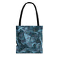 Midnight Sheer & Lace Canvas Tote Bag