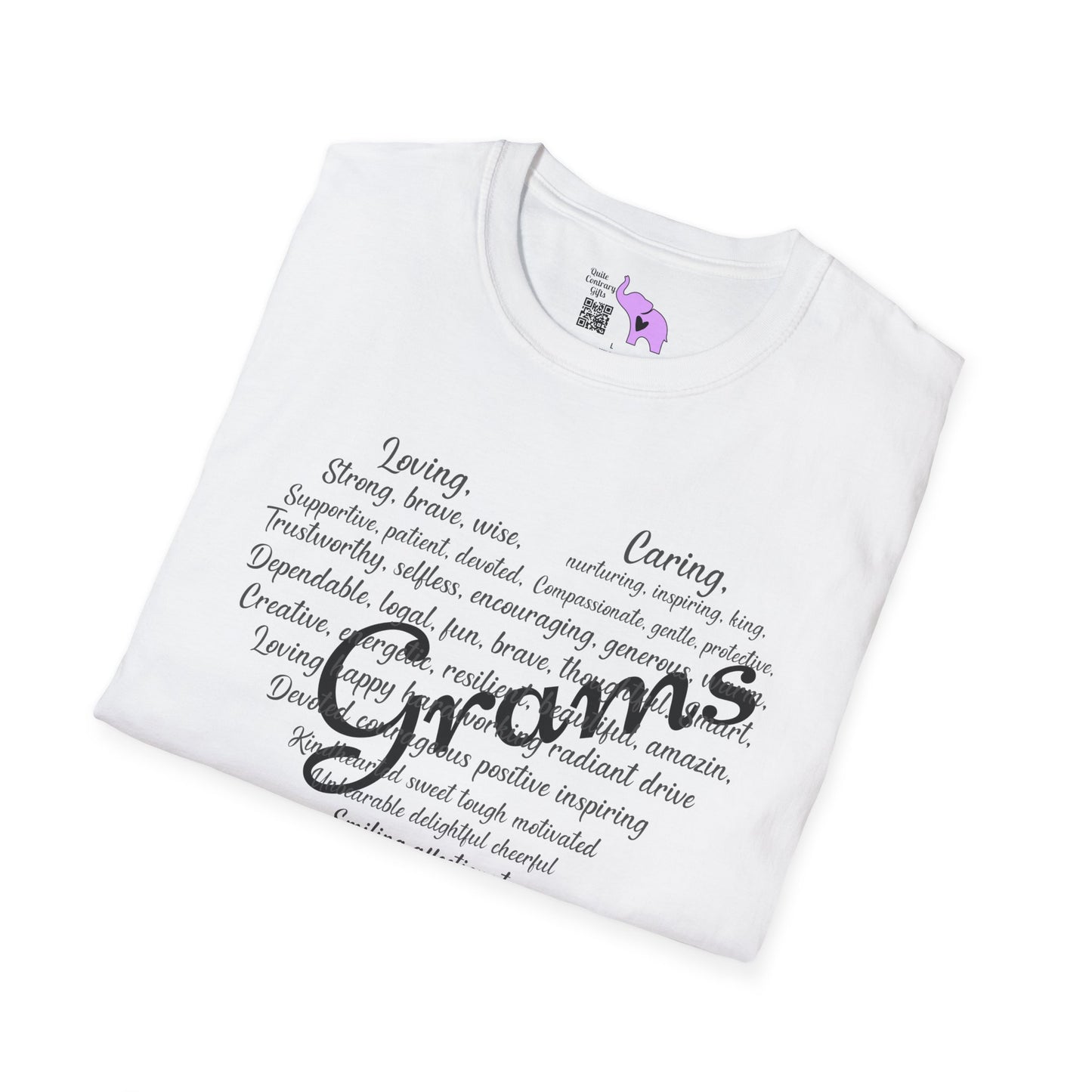 Grams Descriptive Words Adult T-shirt