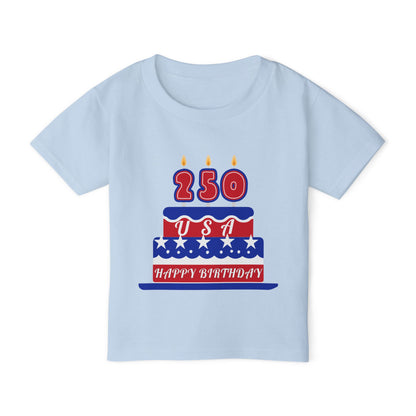 Happy Birthday USA Heavy Cotton™ Toddler T-shirt
