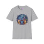 Halloween Stitch w/Ghosts and Witch Adult T-shirt