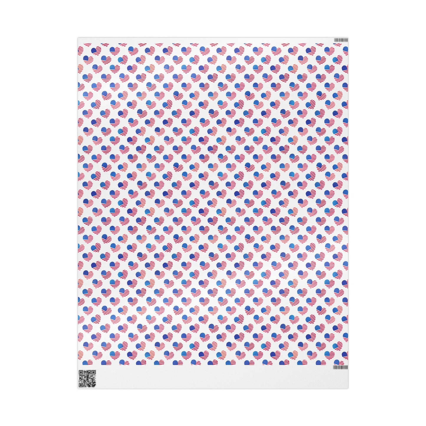 Hearts of Freedom Wrapping Paper
