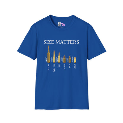 Size Matters (Ammo) Adult T-shirt