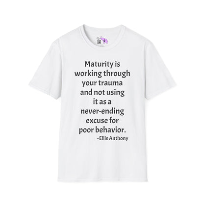 Maturity is... Adult T-shirt