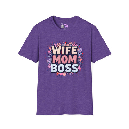 Wife Mom Boss Adult T-shirt