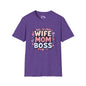 Wife Mom Boss Adult T-shirt