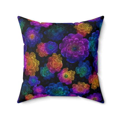 Luminous Carnations Throw Pillow