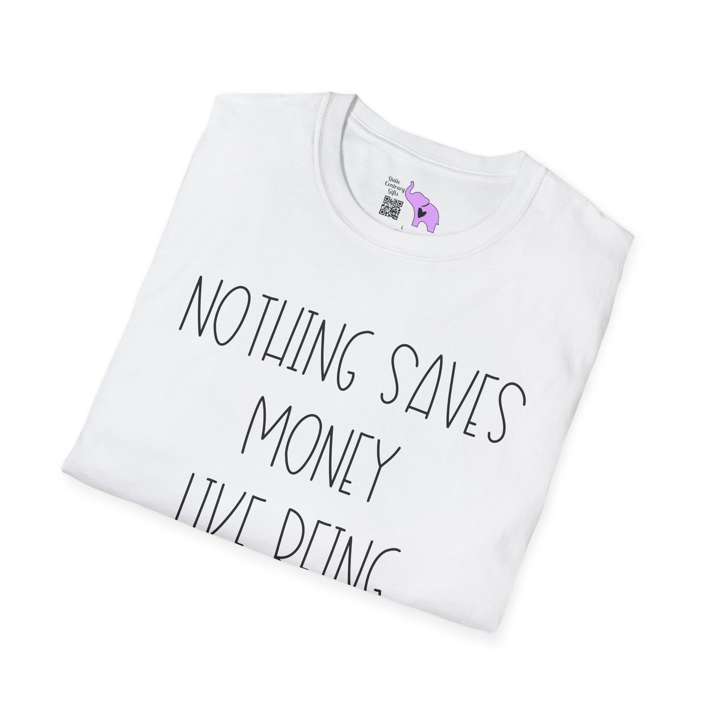 Nothing Saves Money Like Being Antisocial Adult T-shirt