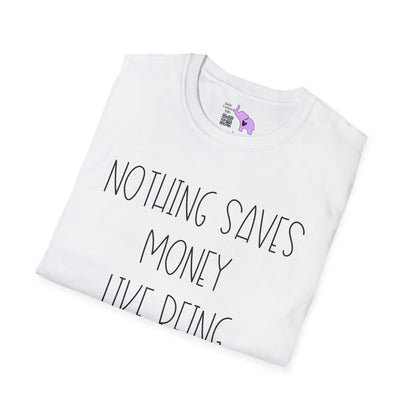 Nothing Saves Money Like Being Antisocial Adult T-shirt