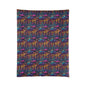 Psychedelic Spore Forest Comforter