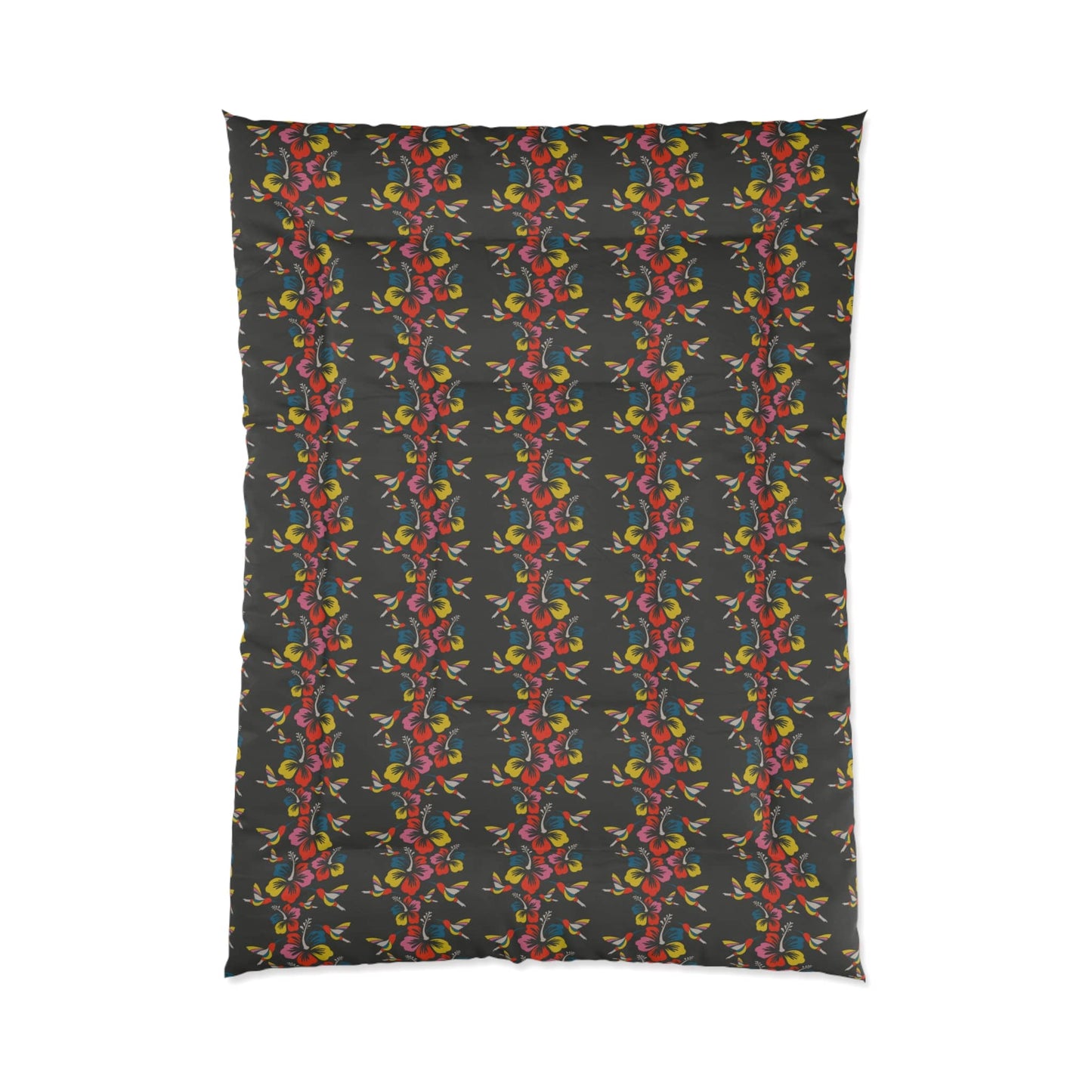 Hummingbirds & Hibiscus Flowers Comforter