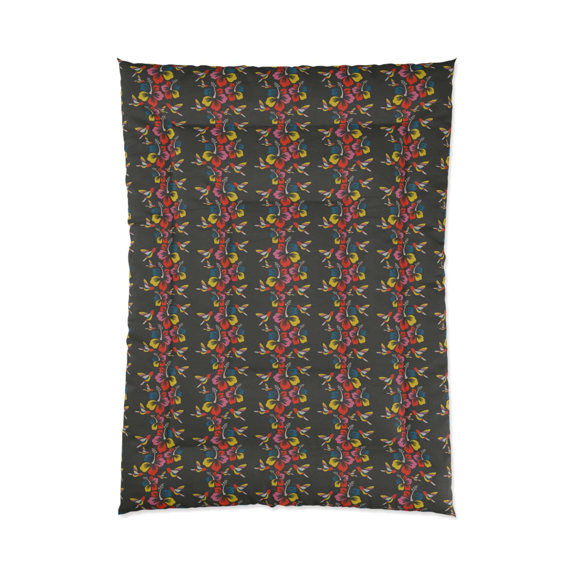 Hummingbirds & Hibiscus Flowers Comforter