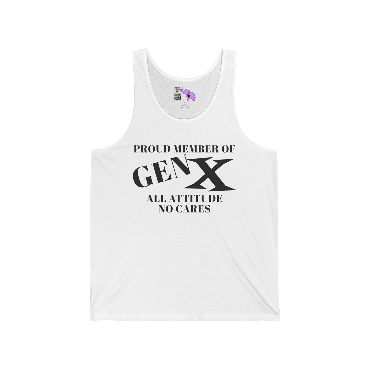 GenX All Attitude No Cares Unisex Tank