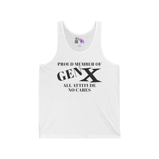 GenX All Attitude No Cares Unisex Tank
