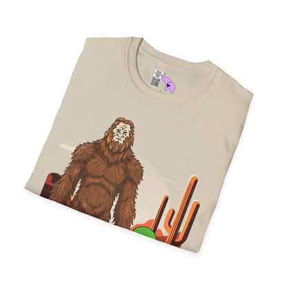 Bigfoot & Alien Adult T-shirt