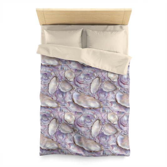 Purple Opalescent Dreams Microfiber Duvet Cover