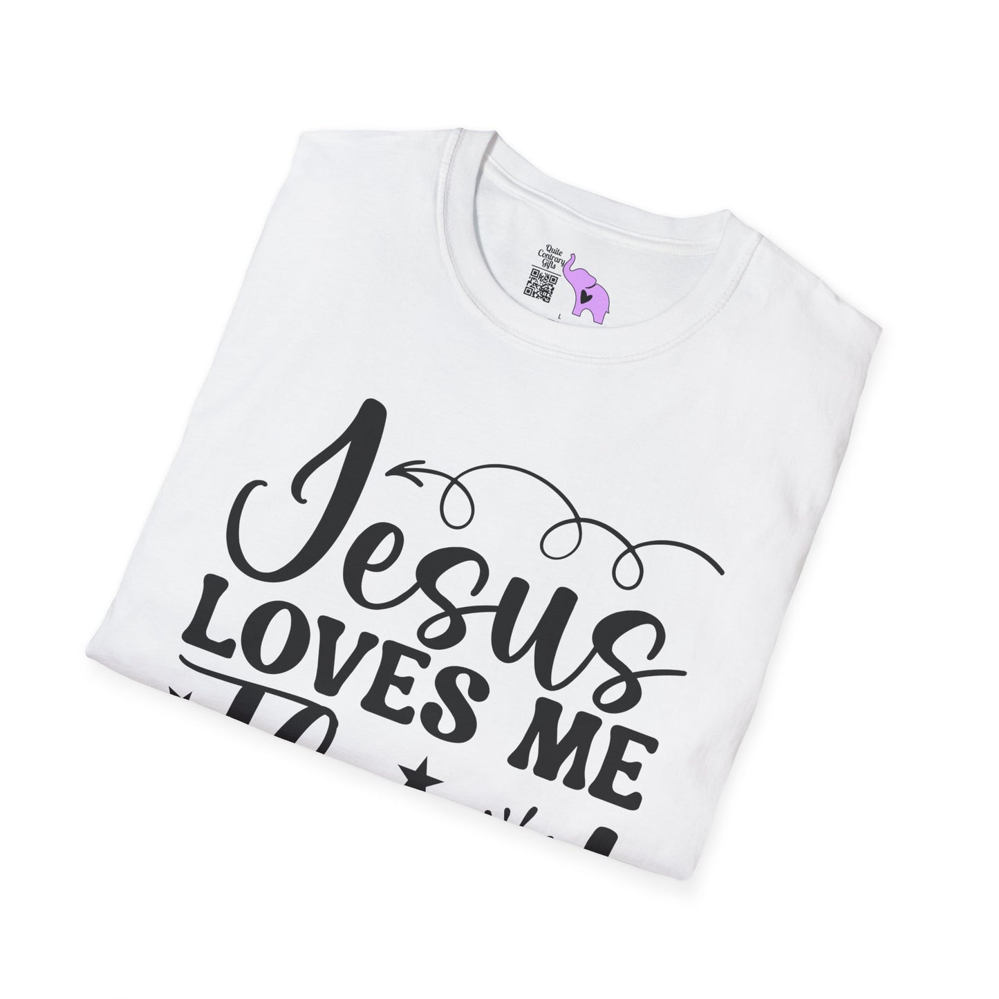 Jesus Loves Me This I Know Adult T-shirt