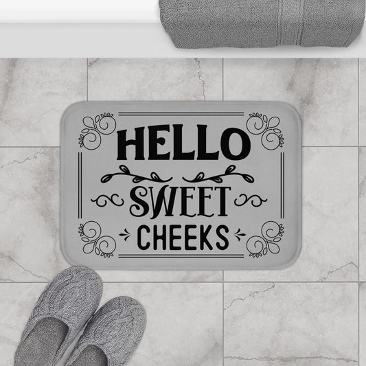 Hello Sweet Cheeks Bath Mat