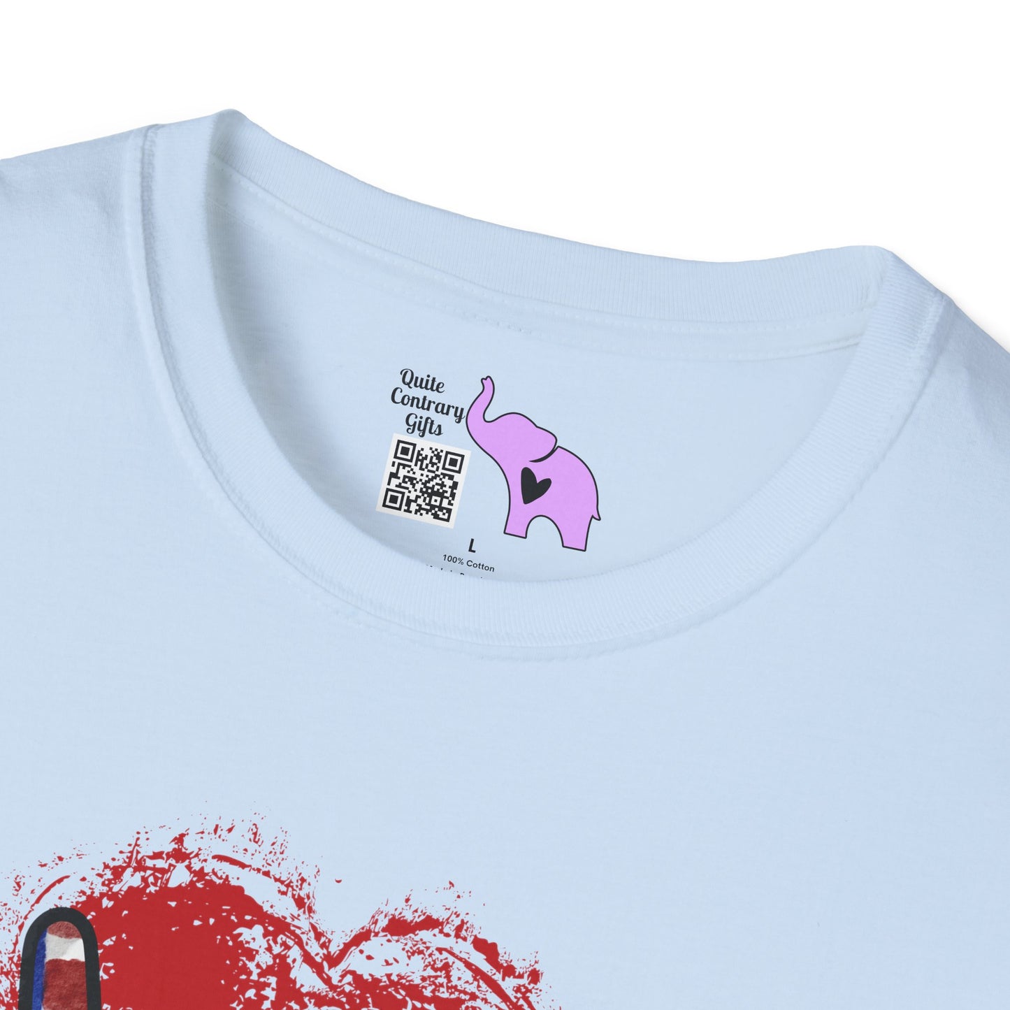 Peace Love America Adult T-shirt