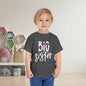 Big Sister (Pink Flowers) Toddler Tee