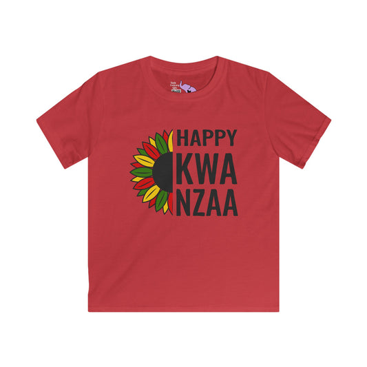 Happy Kwanzaa (Sunflower) Youth Softstyle Tee