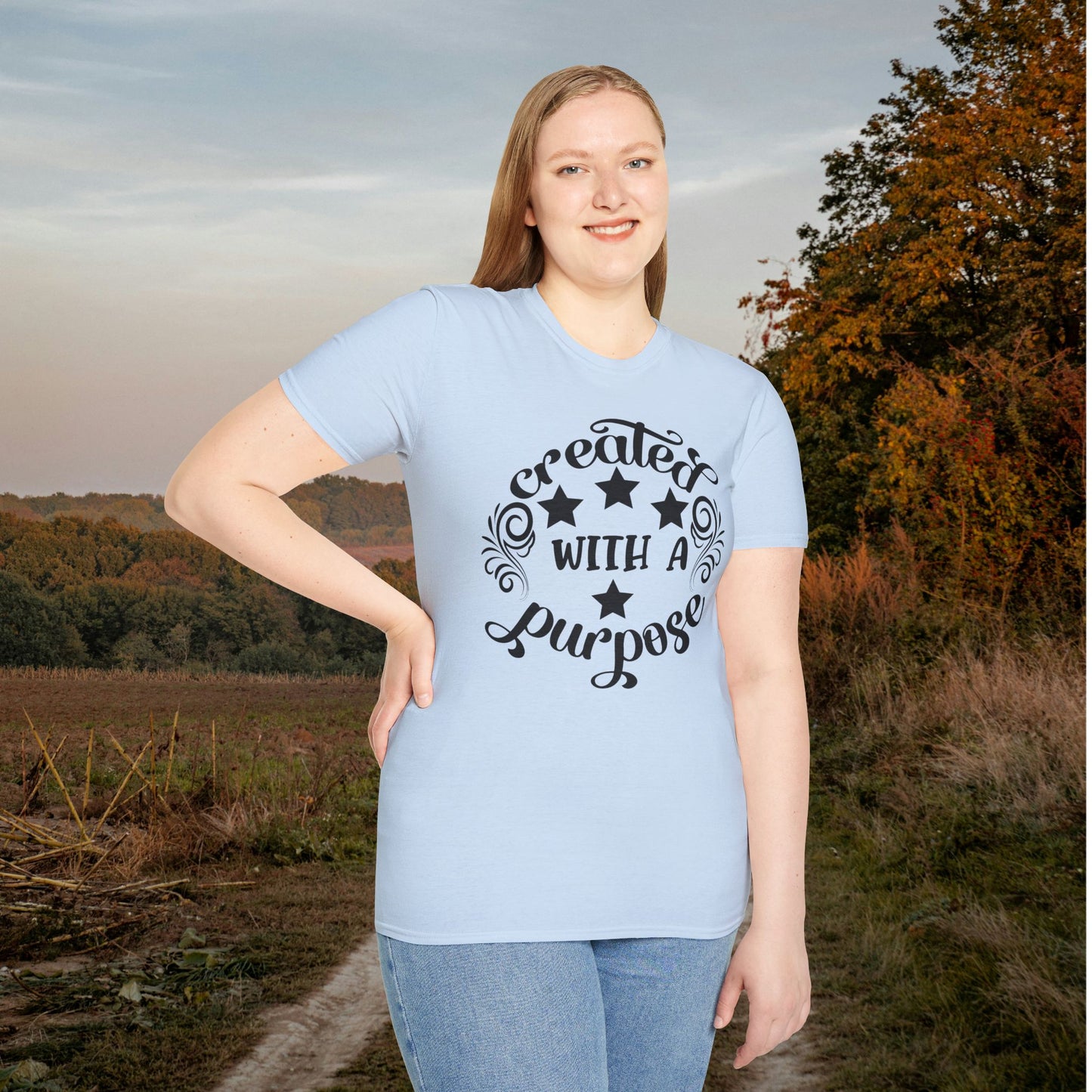 Created With A Purpose Adult T-shirt
