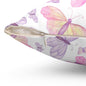 Pastel Butterfly Dreams Throw Pillow