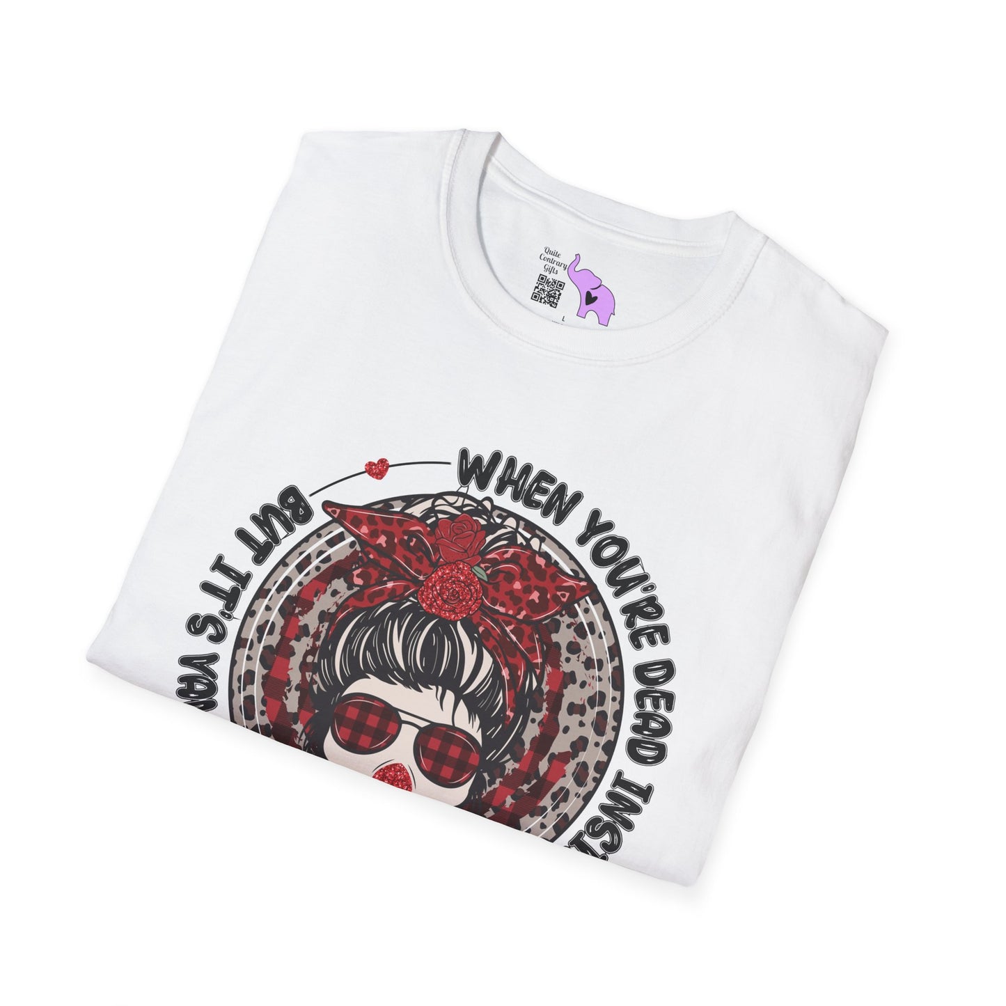 When You're Dead Inside But It's Valentine's Day Adult T-shirt