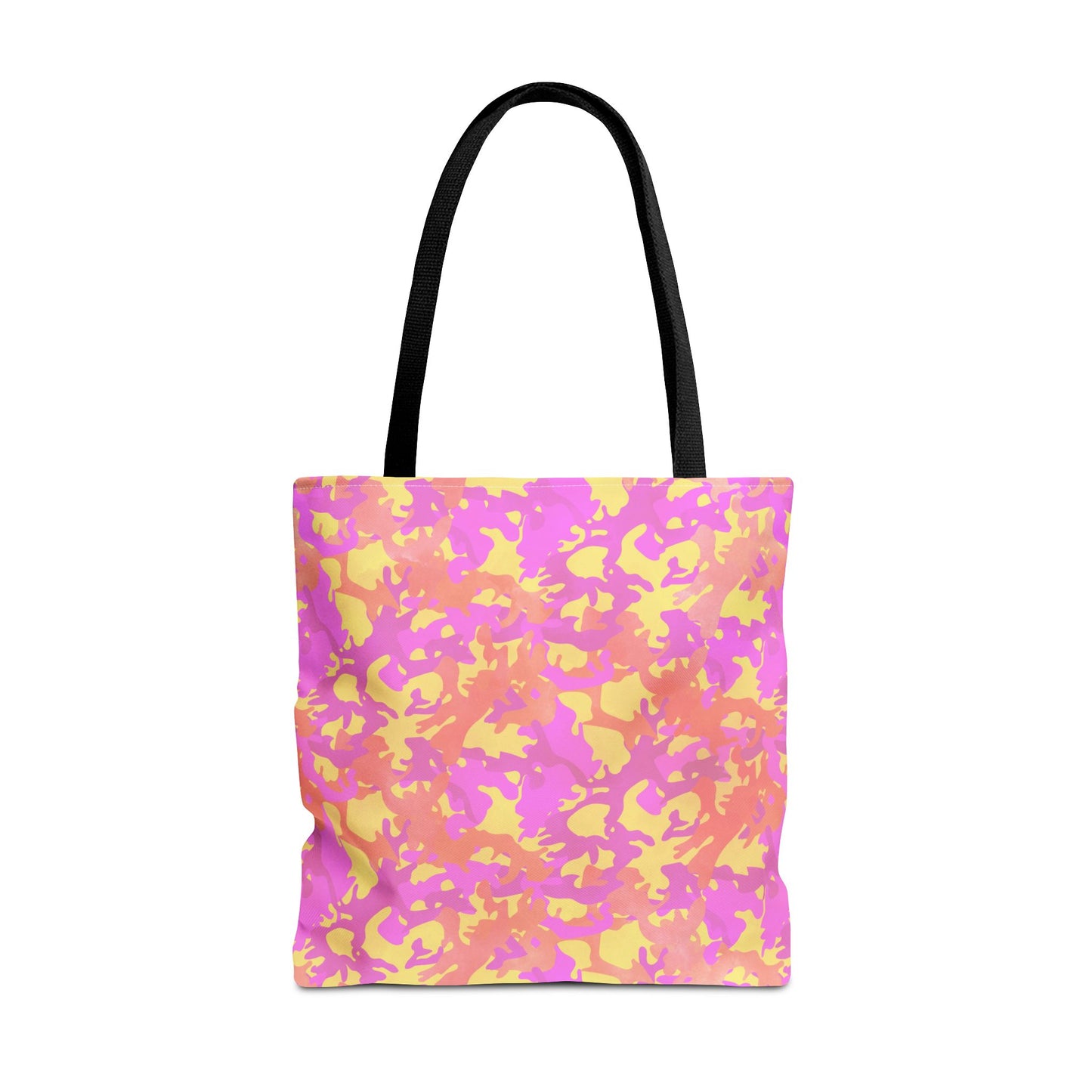 Sunset Sorbet Camo Canvas Tote Bag