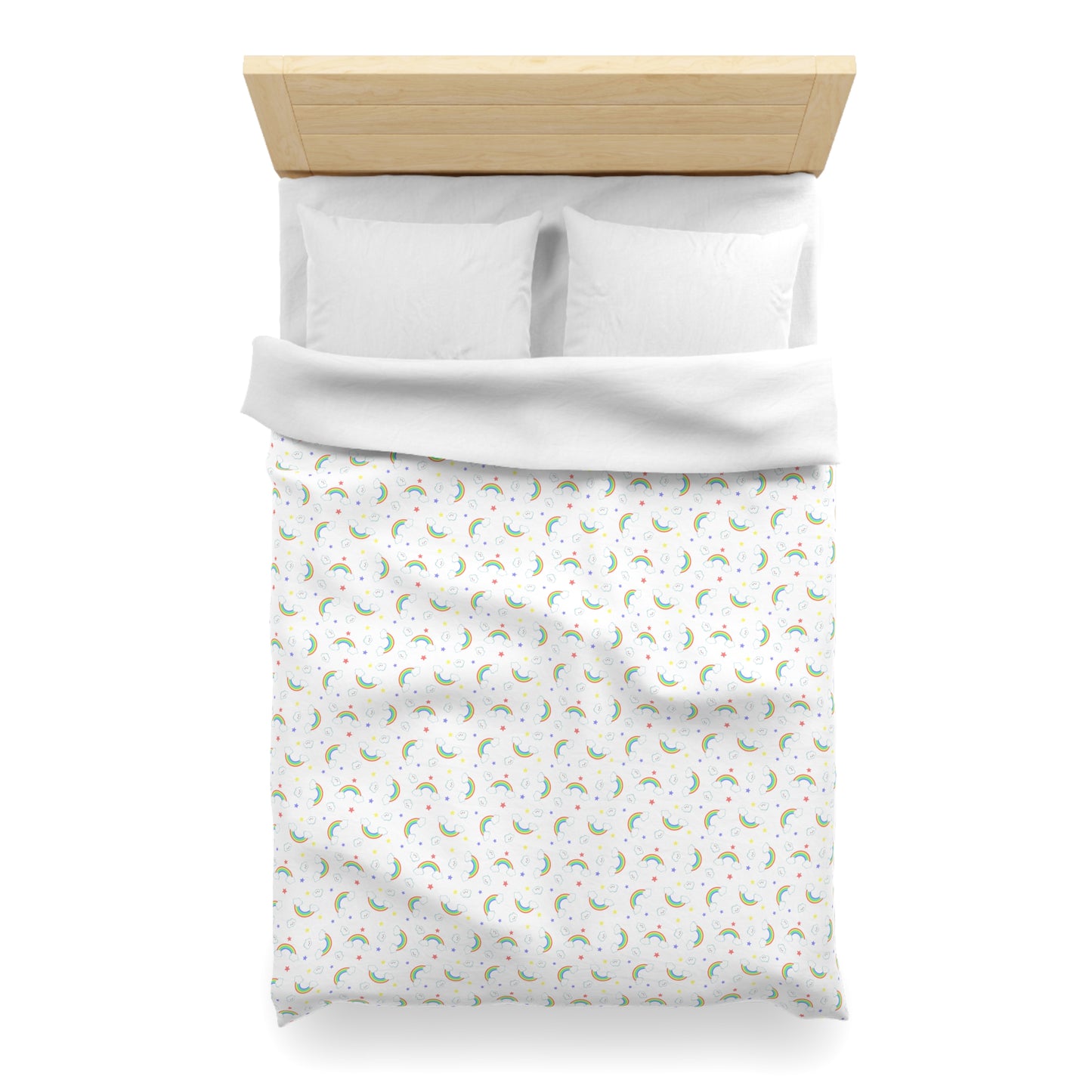 Rainbow Smiles & Stars Duvet Bedding Set
