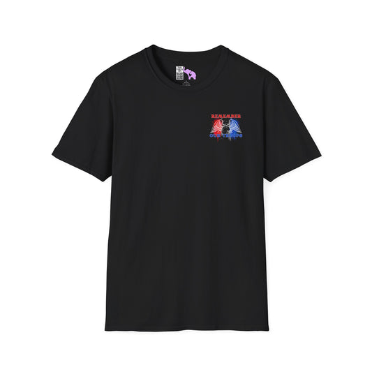 Freedom Isn't Free Saluting Soldier w/Wings Adult T-shirt