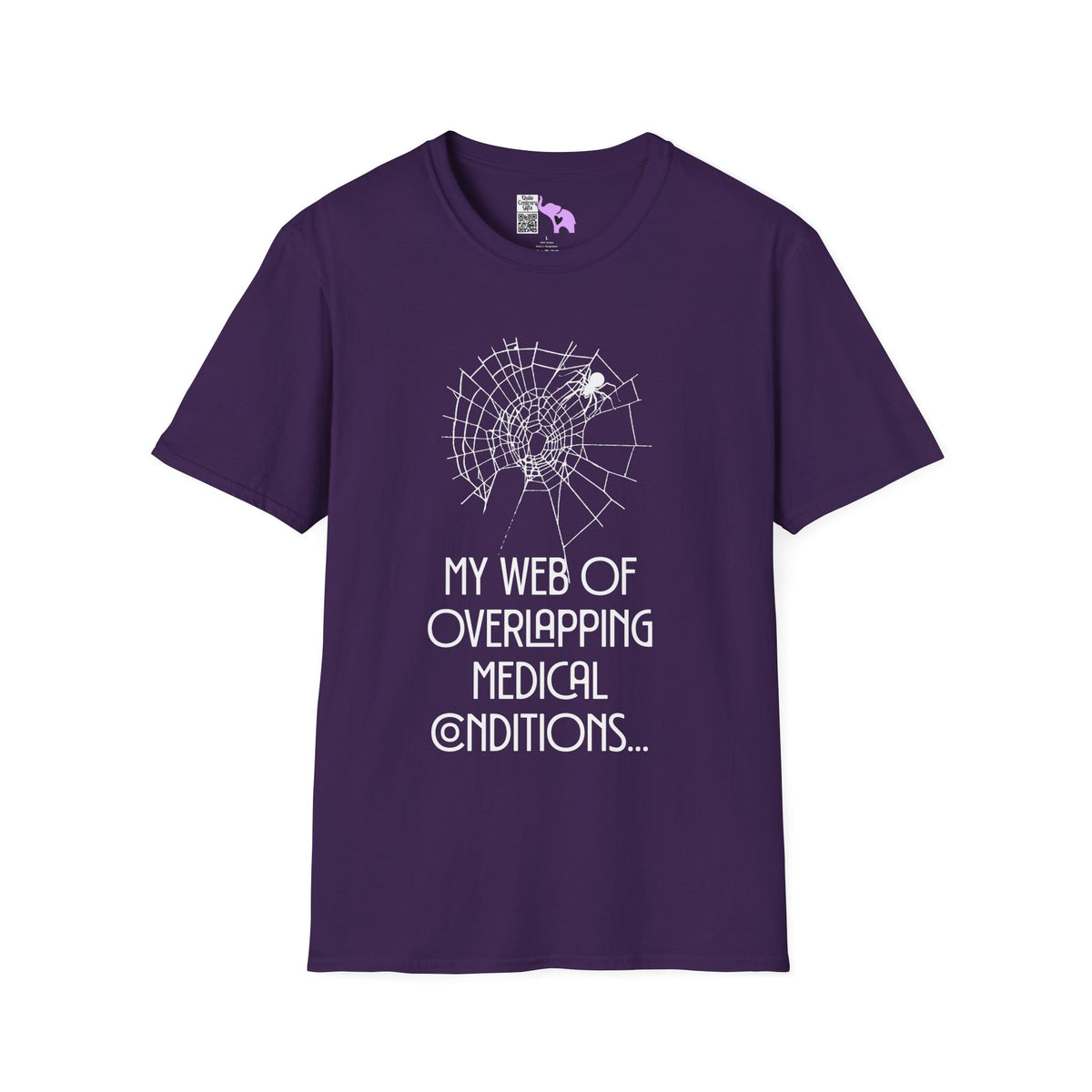 My Web of Overlapping Medical Conditions Adult T-shirt