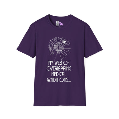 My Web of Overlapping Medical Conditions Adult T-shirt