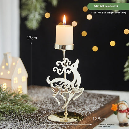 Christmas Metal Candle Stands