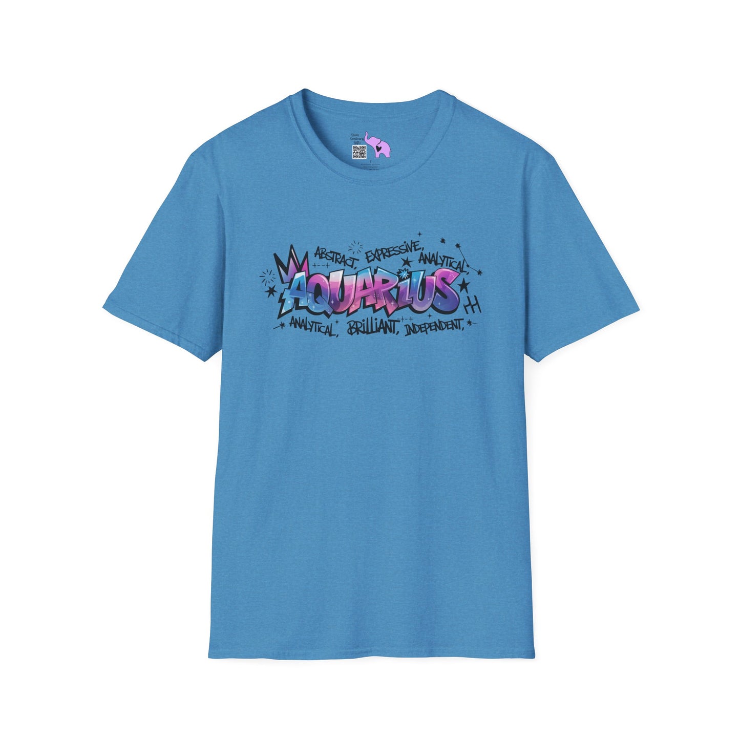 Aquarius Street Art Adult T-shirt
