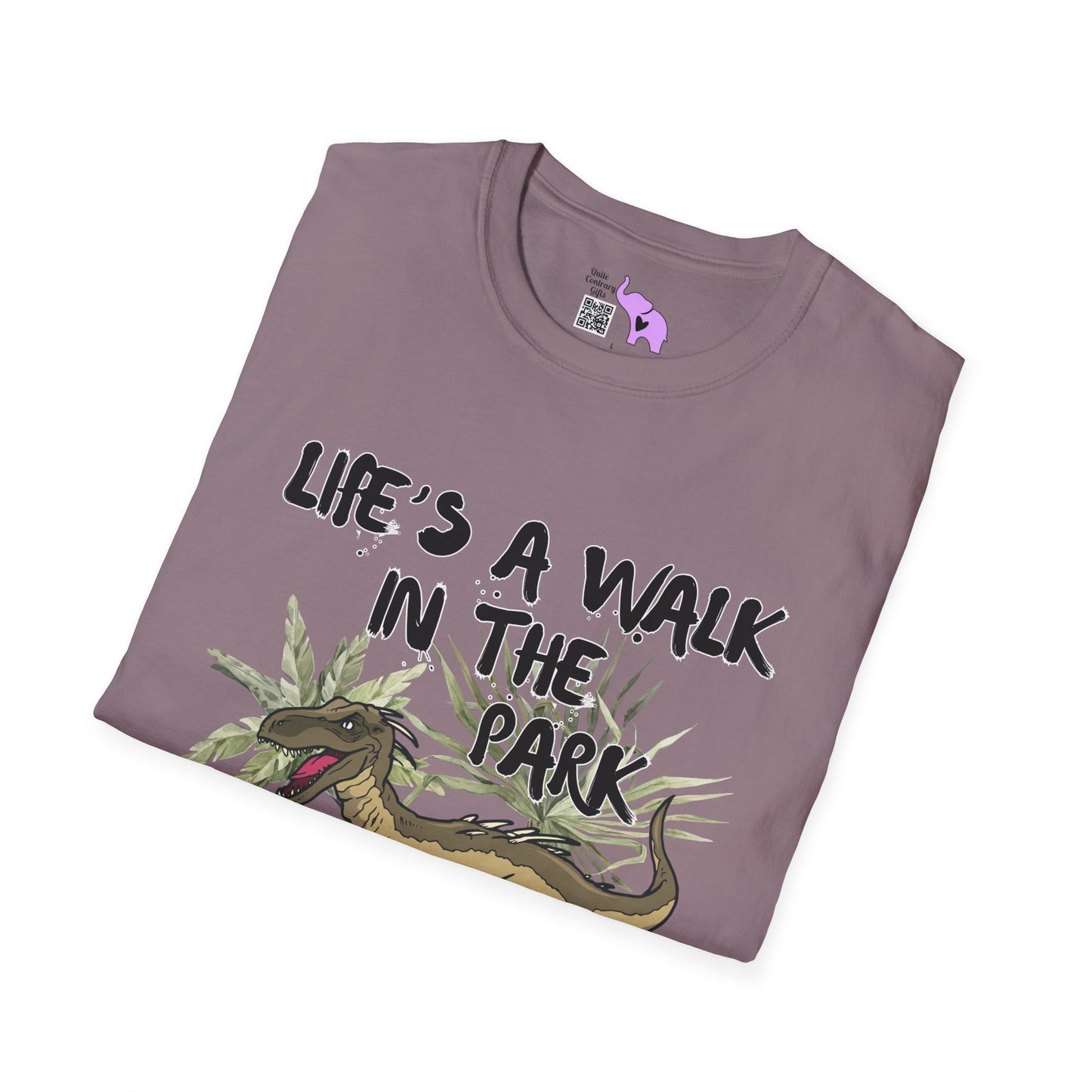 Life's Like A Walk In The Park... Jurassic Park Adult T-shirt