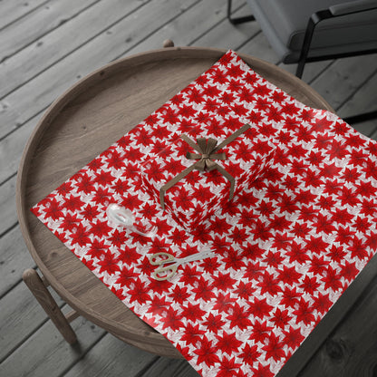 Christmas Blossom Sketch Wrapping Paper