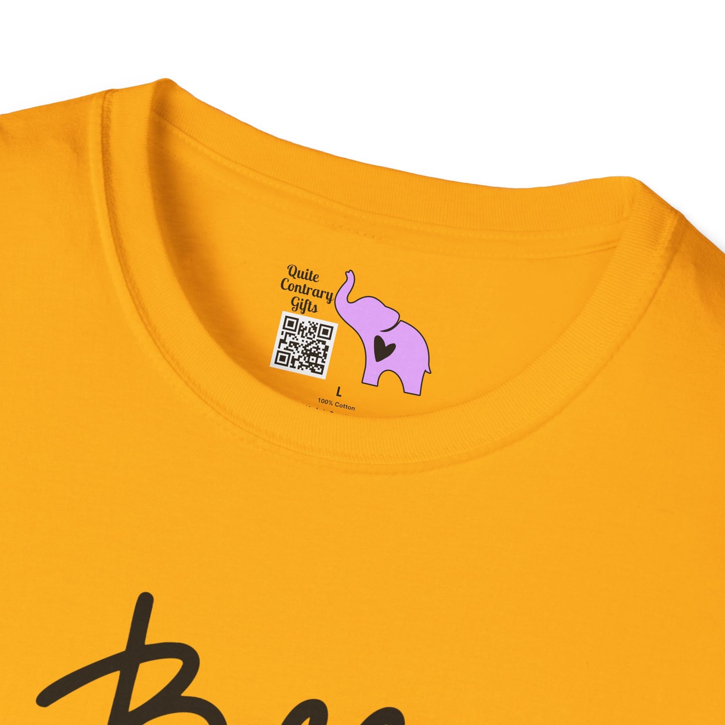 Bee Happy Adult T-shirt