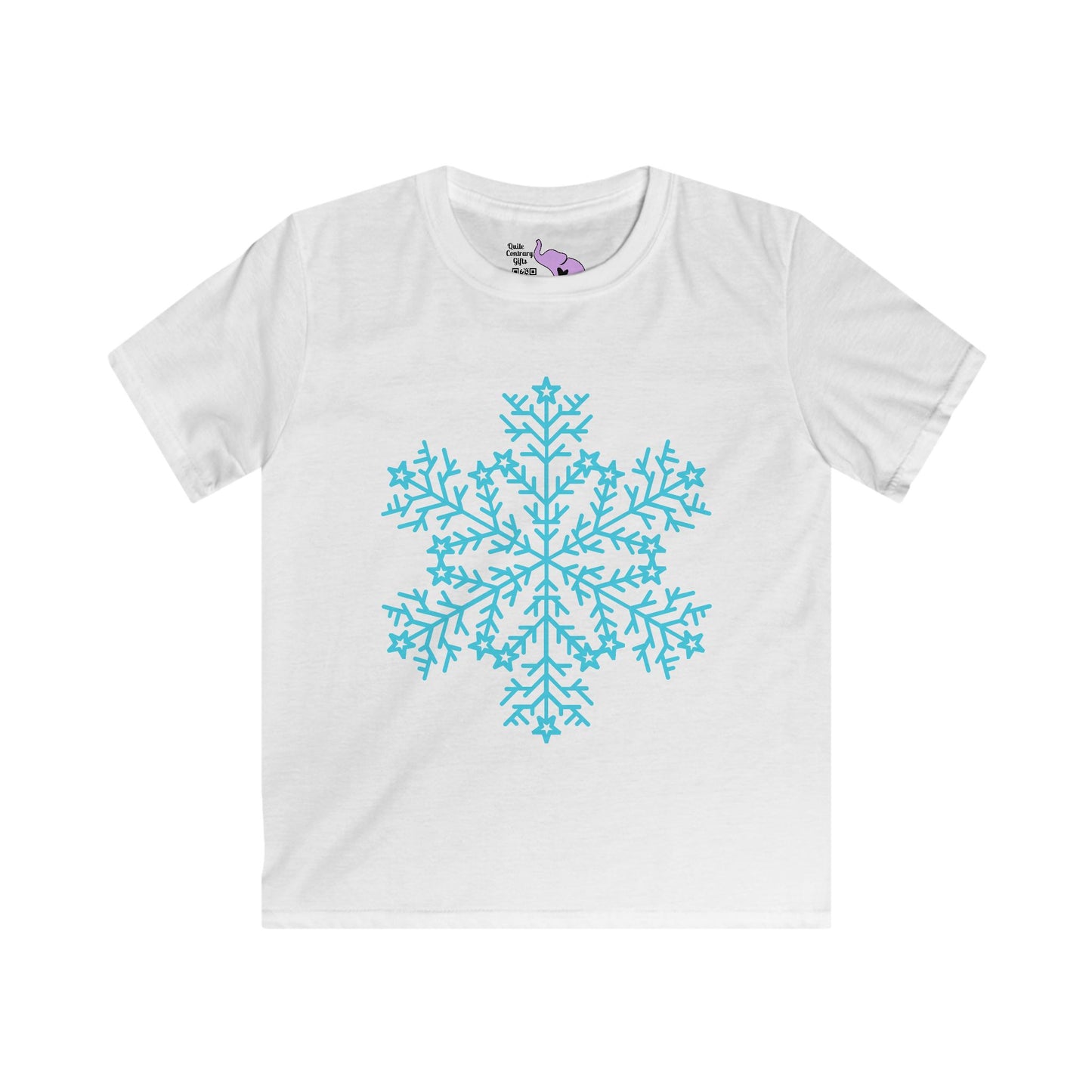 Large Snowflake Youth Softstyle Tee