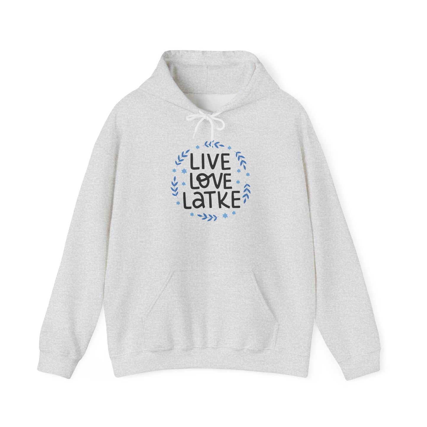 Hanukkah Live Love Latke Adult Heavy Blend™ Hooded Sweatshirt