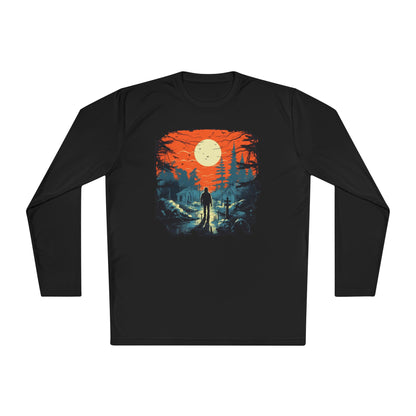 Creepy Cemetery 7 Adult Long Sleeve Tee