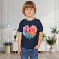 Feathery Heart Heavy Cotton™ Toddler T-shirt