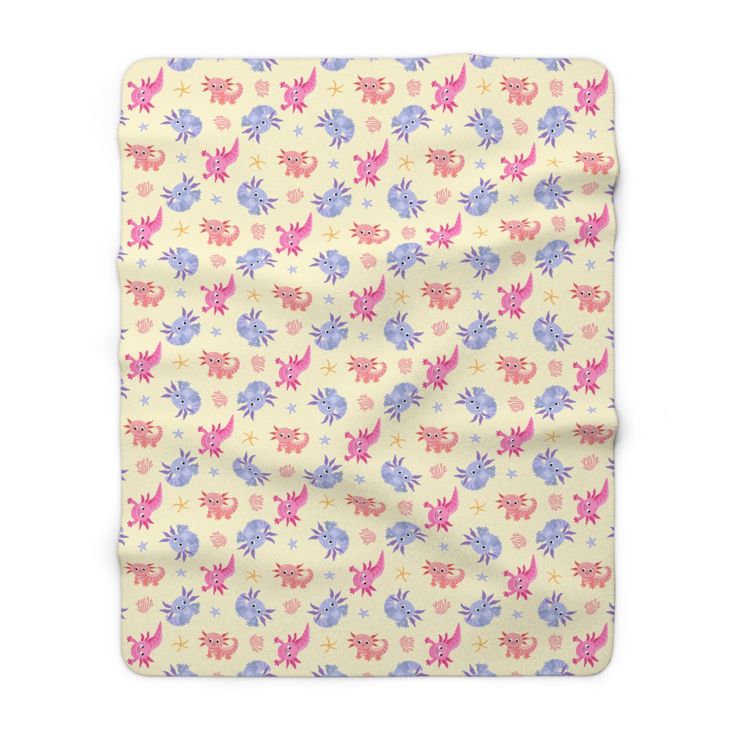 Happy Axos Sherpa Fleece Blanket
