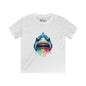 Colorful Shark Youth Softstyle Tee